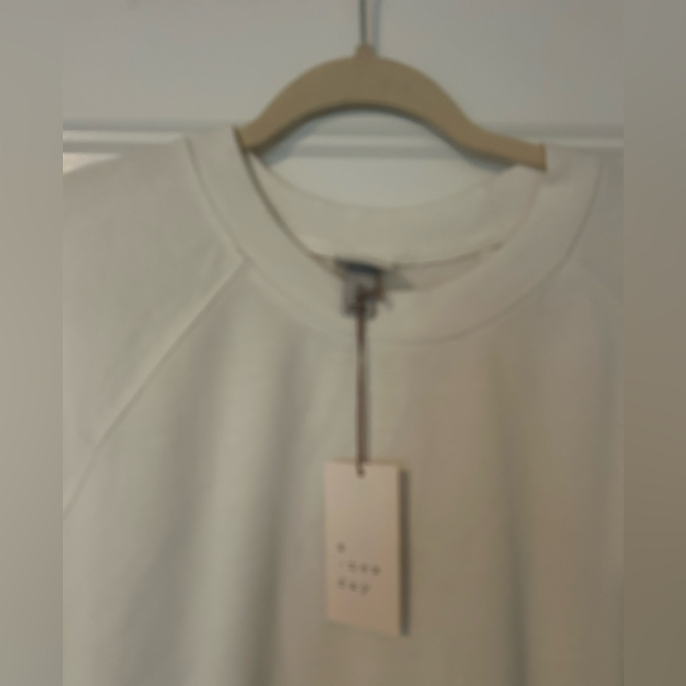 A NEW DAY Women's Cream pullover lightweight crewneck sweatshirt XL NWT! - Picture 2 of 3